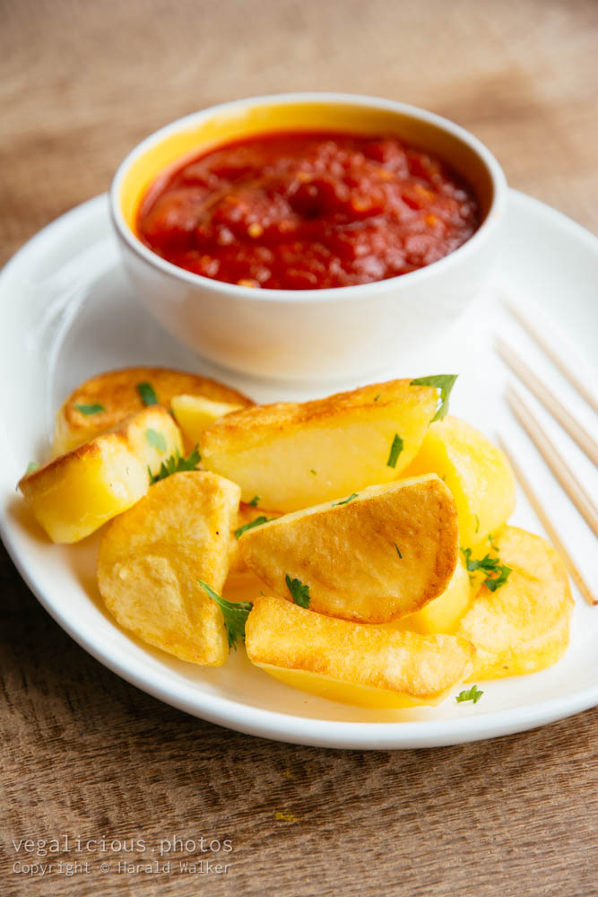 Stock photo of Patatas bravas