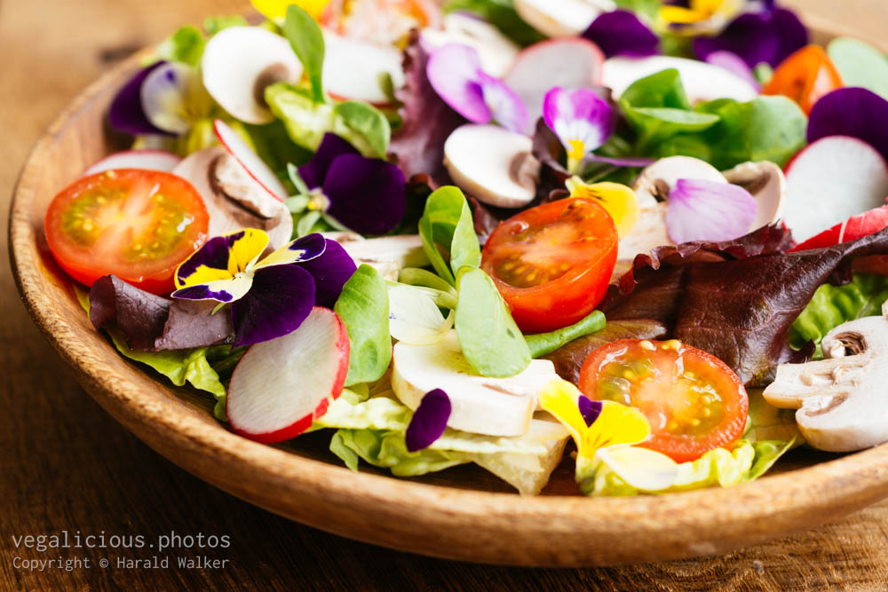 Stock photo of Flower Power Salad