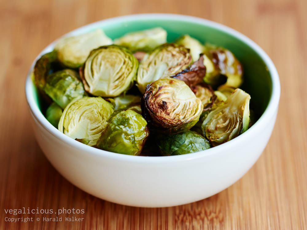 Stock photo of Roasted Brussels sprouts
