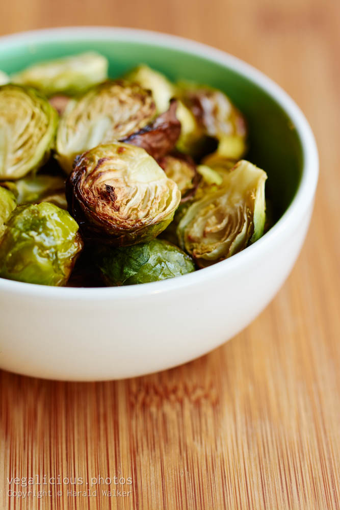 Stock photo of Roasted Brussels sprouts