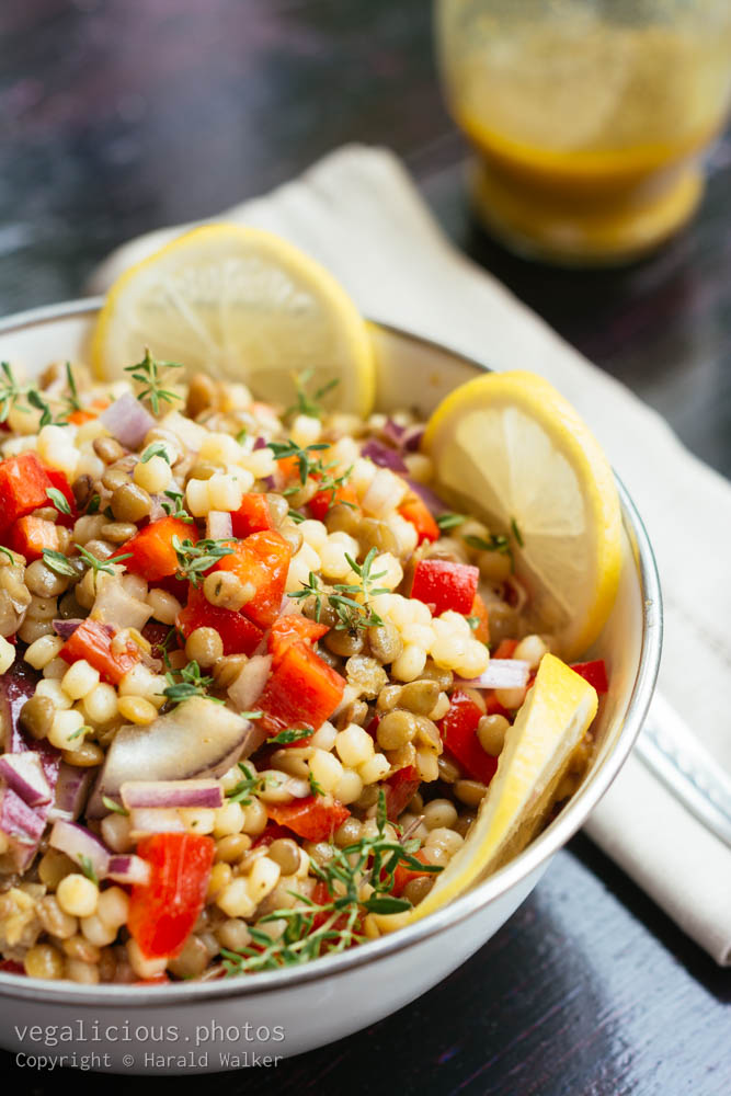 Stock photo of Lentil and Pearl Couscous Salad