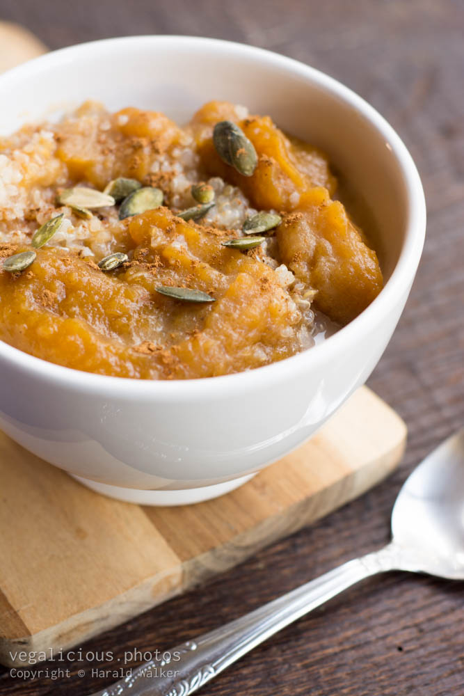 Stock photo of Quinoa Butternut Squash Breakfast Bowl