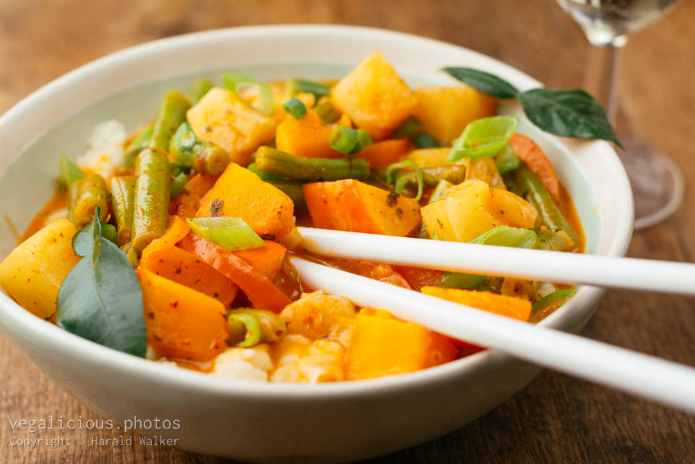 Stock photo of Thai Squash and Pineapple Curry