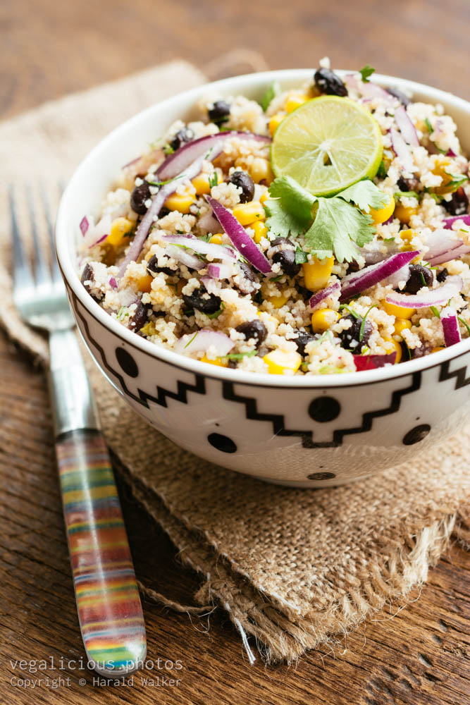 Stock photo of Mayan couscous salad