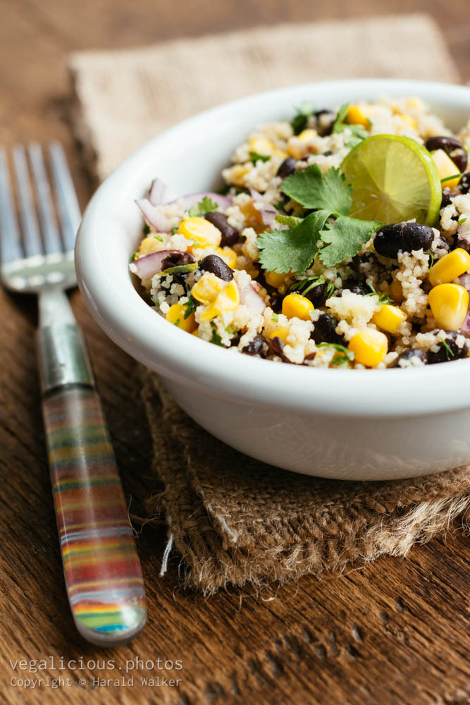 Stock photo of Mayan couscous salad