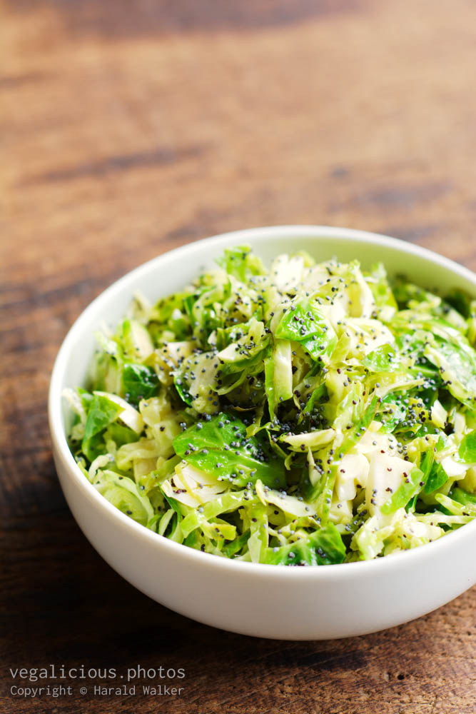 Stock photo of Shaved Brussels Sprouts