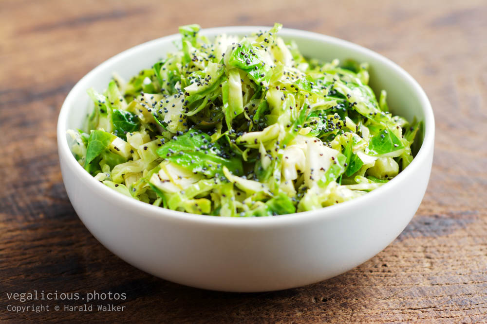 Stock photo of Shaved Brussels Sprouts