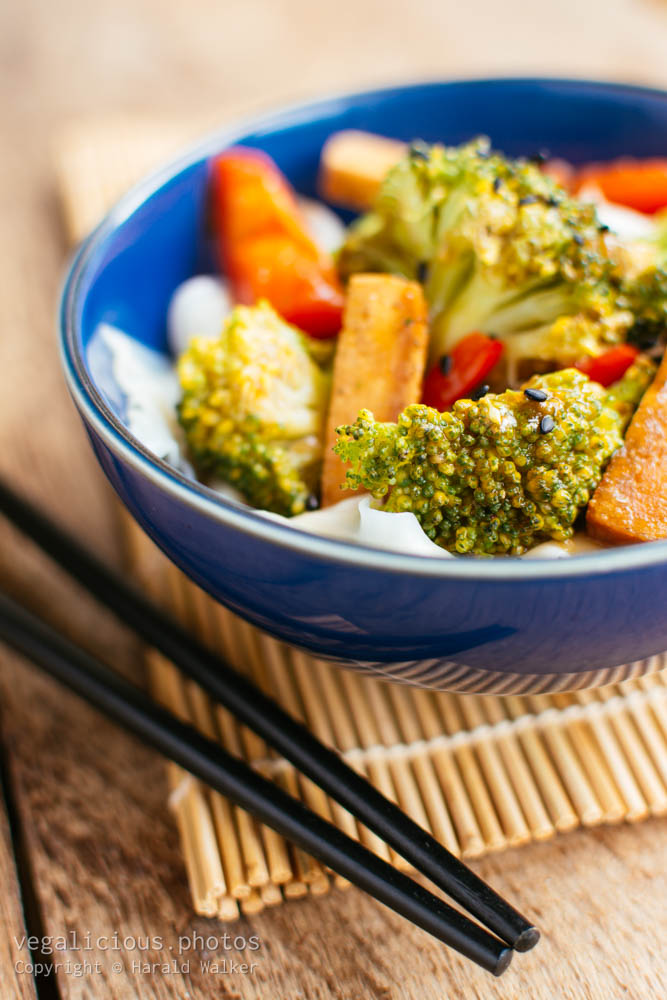 Stock photo of Tofu, Broccoli Stir Fry