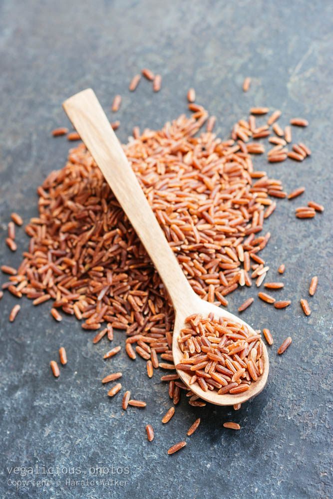 Stock photo of Red cargo rice