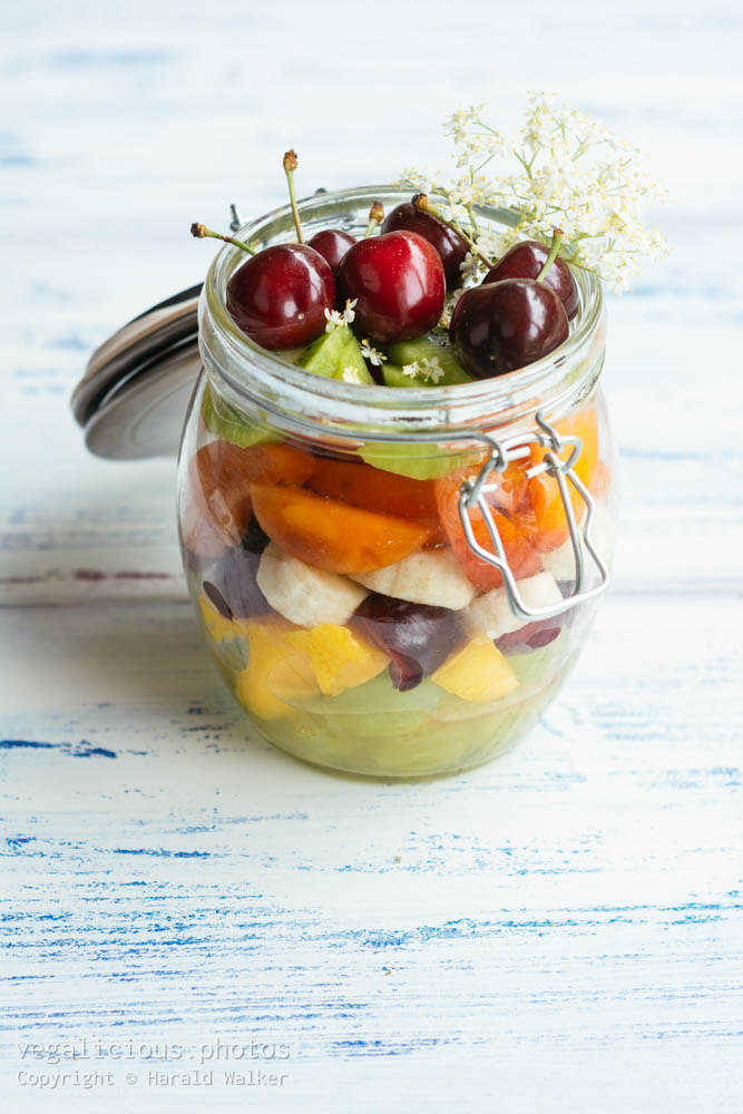 Stock photo of Fruit Salad in Jar