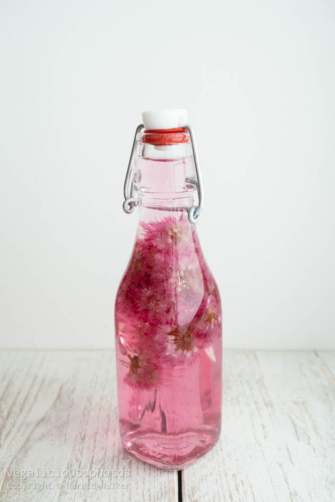 Stock photo of Chive Blossom Vinegar