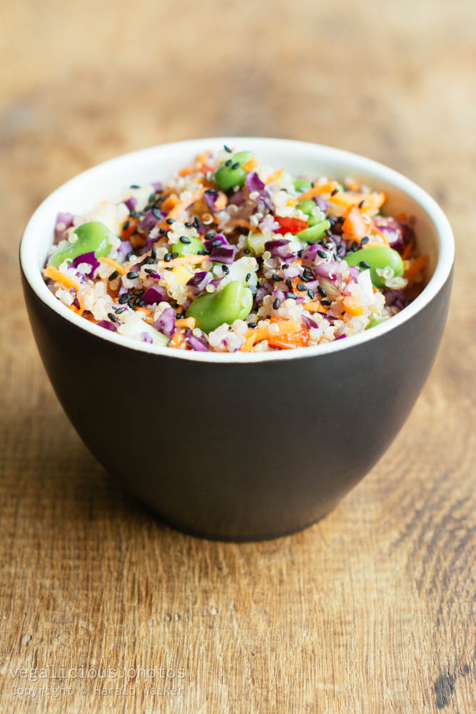 Stock photo of Asian quinoa Salad