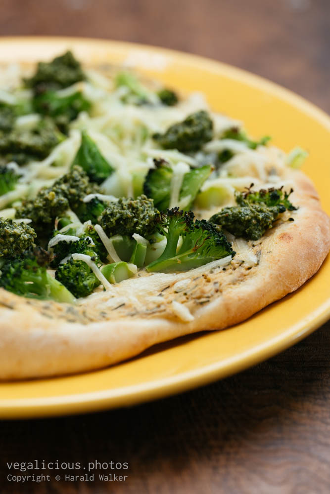 Stock photo of Broccoli pizza