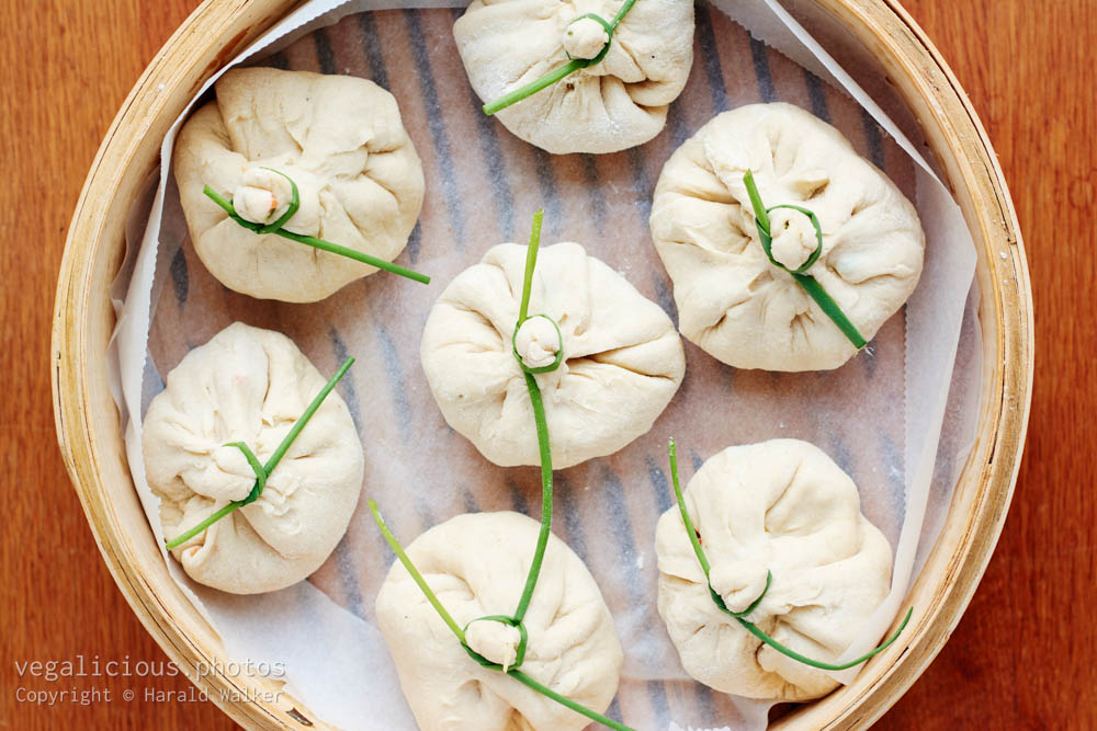 Stock photo of Chinese steamed dumplings