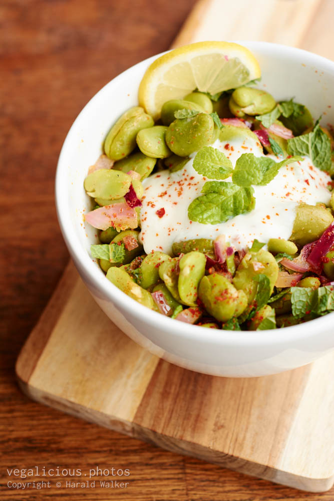 Stock photo of Moroccan Fava Bean Salad