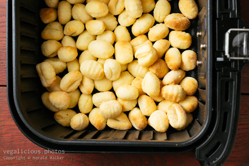 Stock photo of Air fried gnocchi