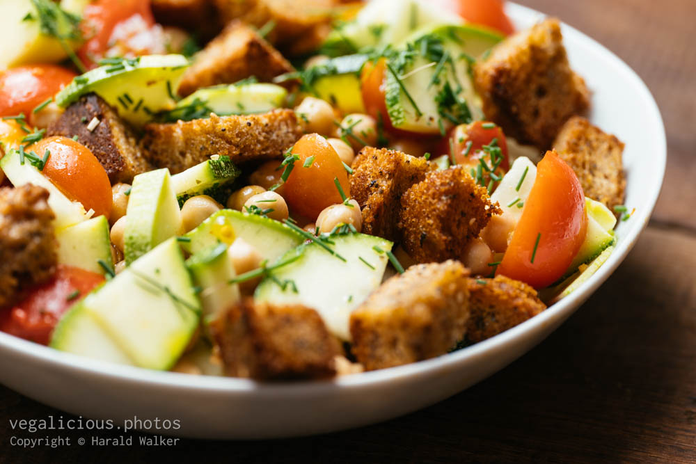 Stock photo of Summertime Panzanella Salad