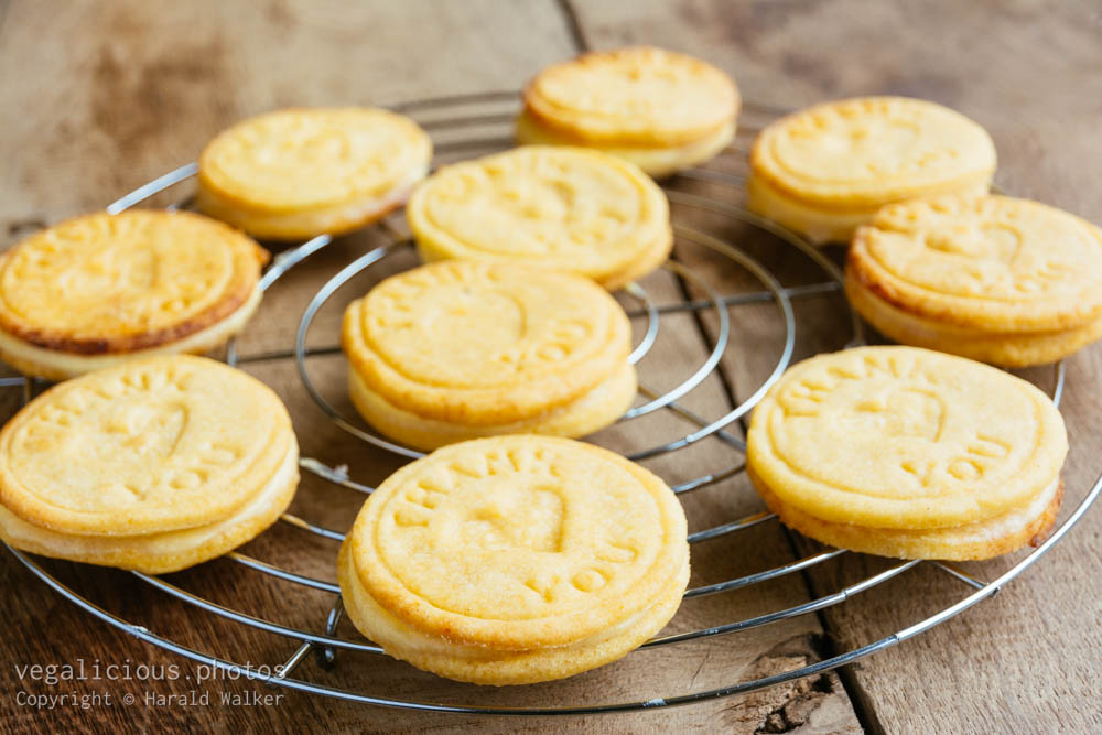 Stock photo of Lemon cookies cooling