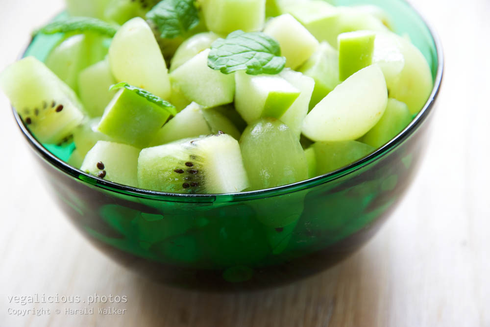 Stock photo of Green Fruit Salad