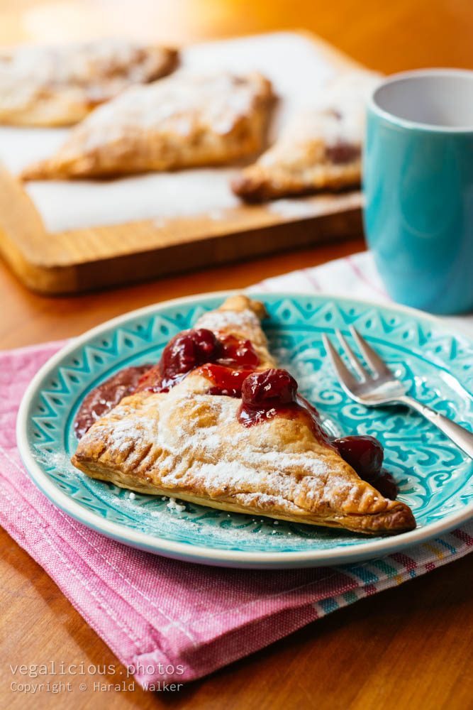 Stock photo of Cherry turnover