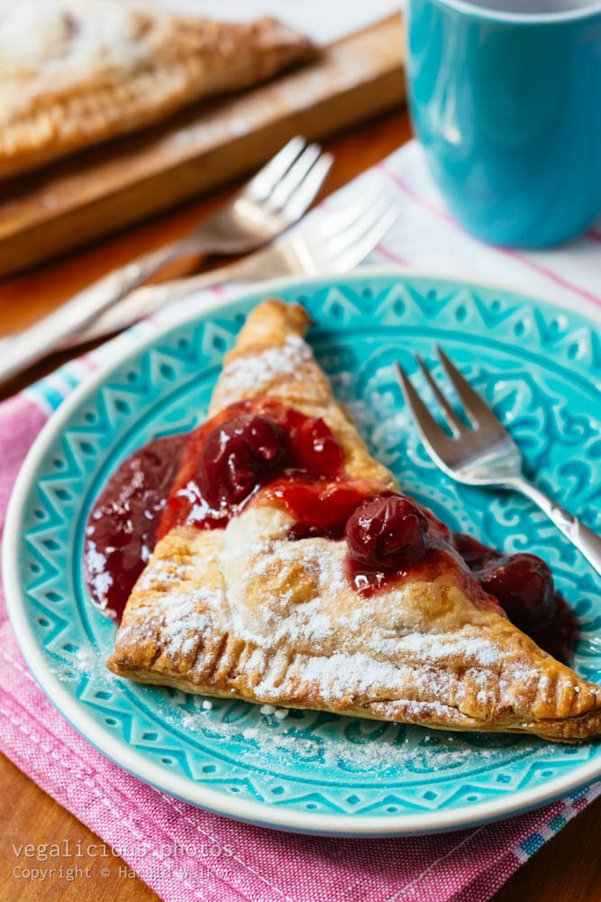 Stock photo of Cherry turnover