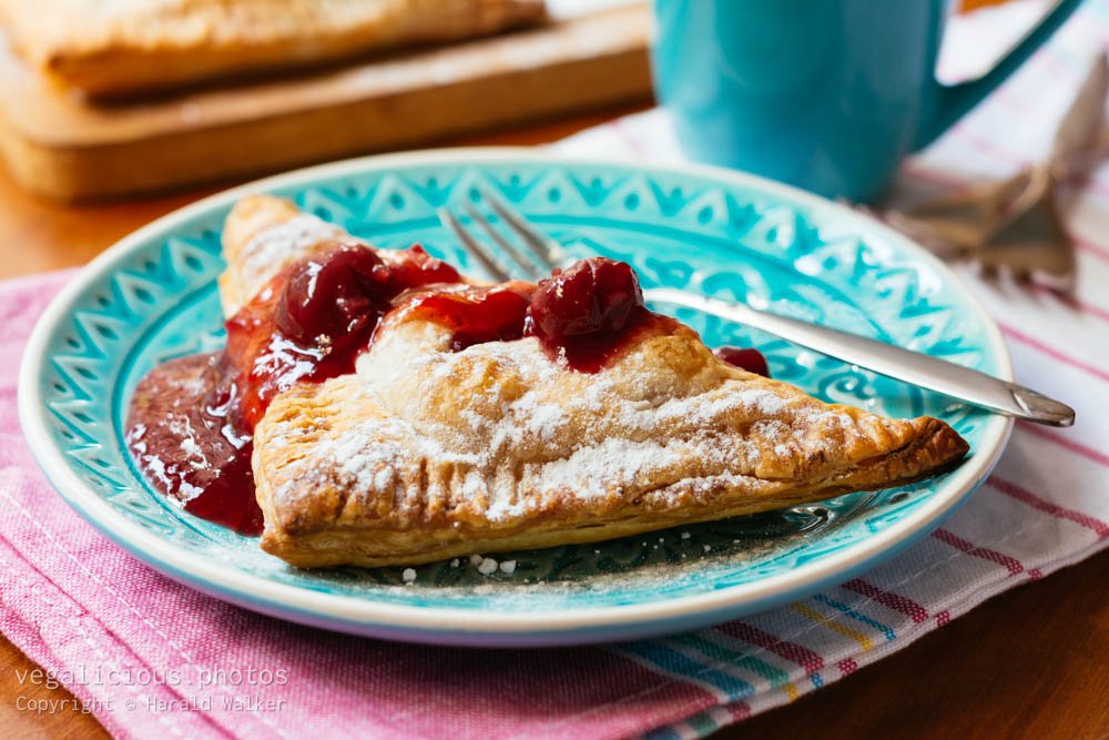 Stock photo of Cherry turnover