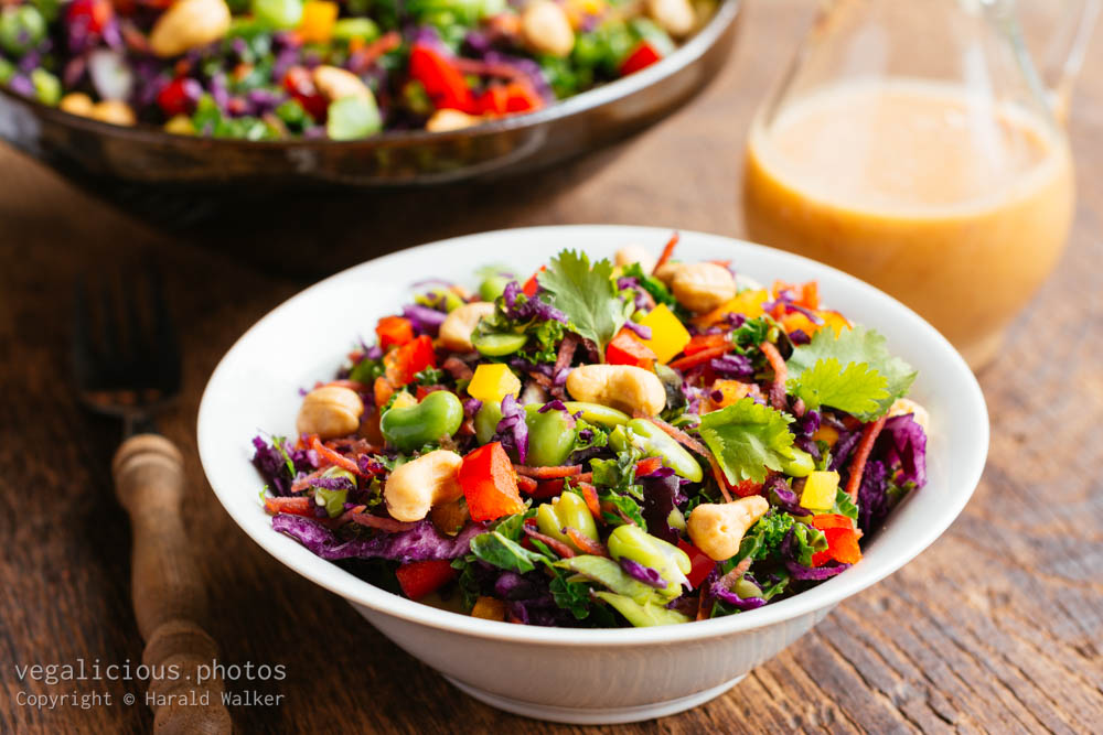 Stock photo of Asian slaw salad