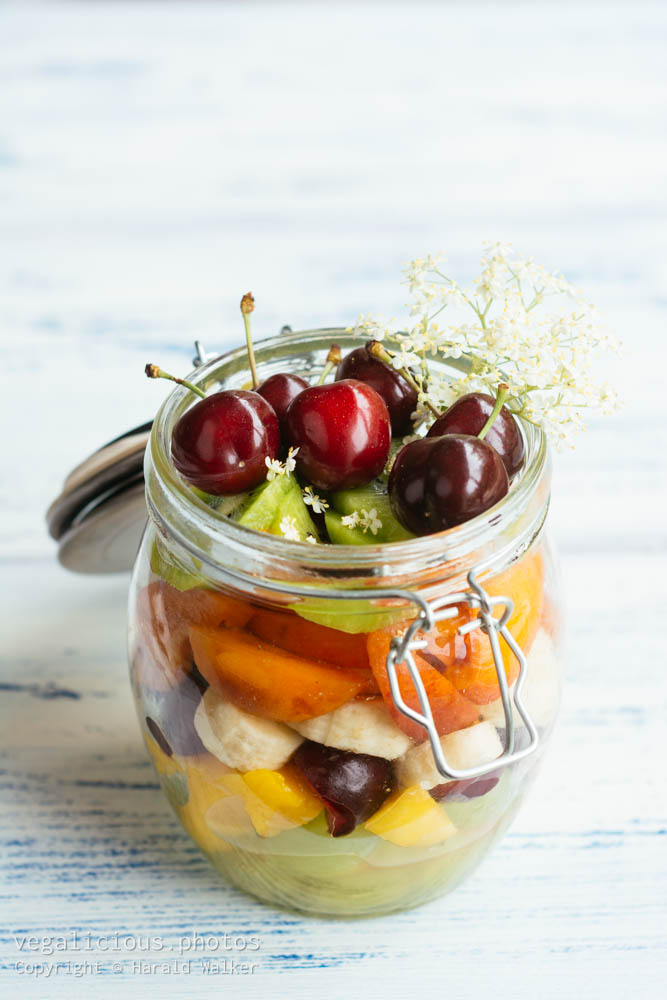 Stock photo of Fruit Salad in Jar