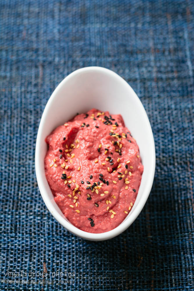 Stock photo of Beet Hummus