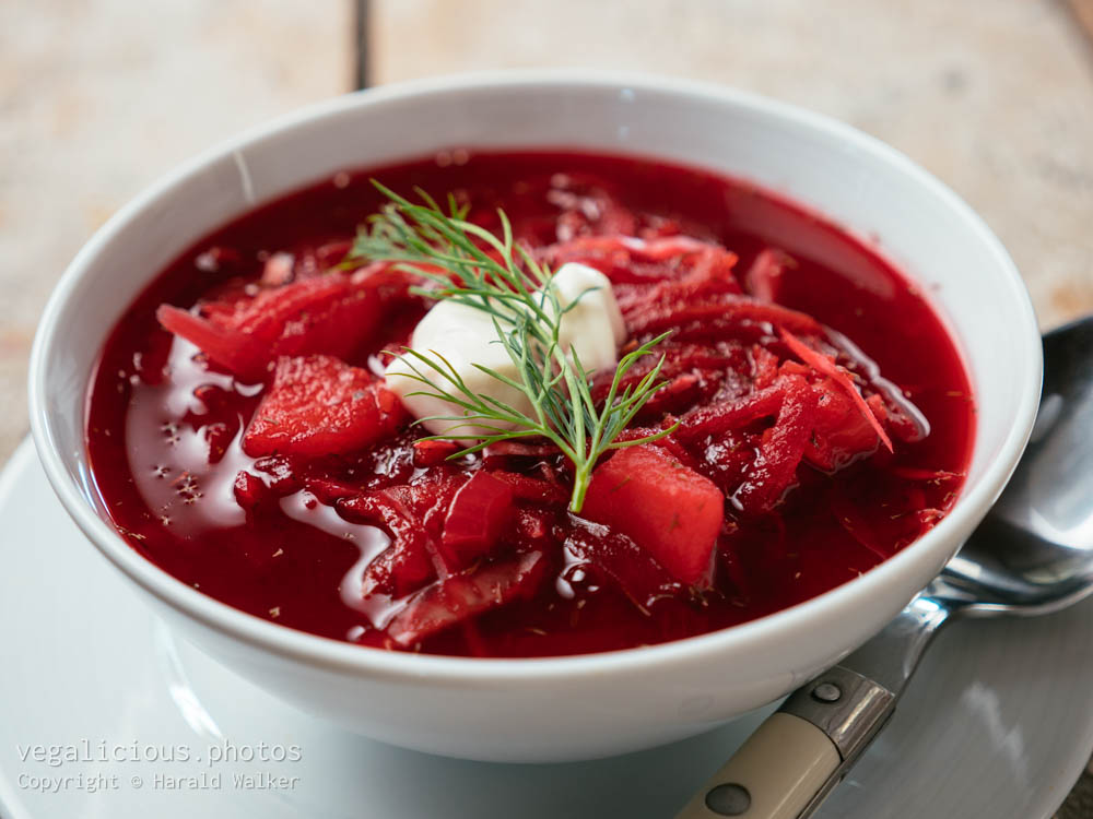 Stock photo of Vegan Borscht Soup