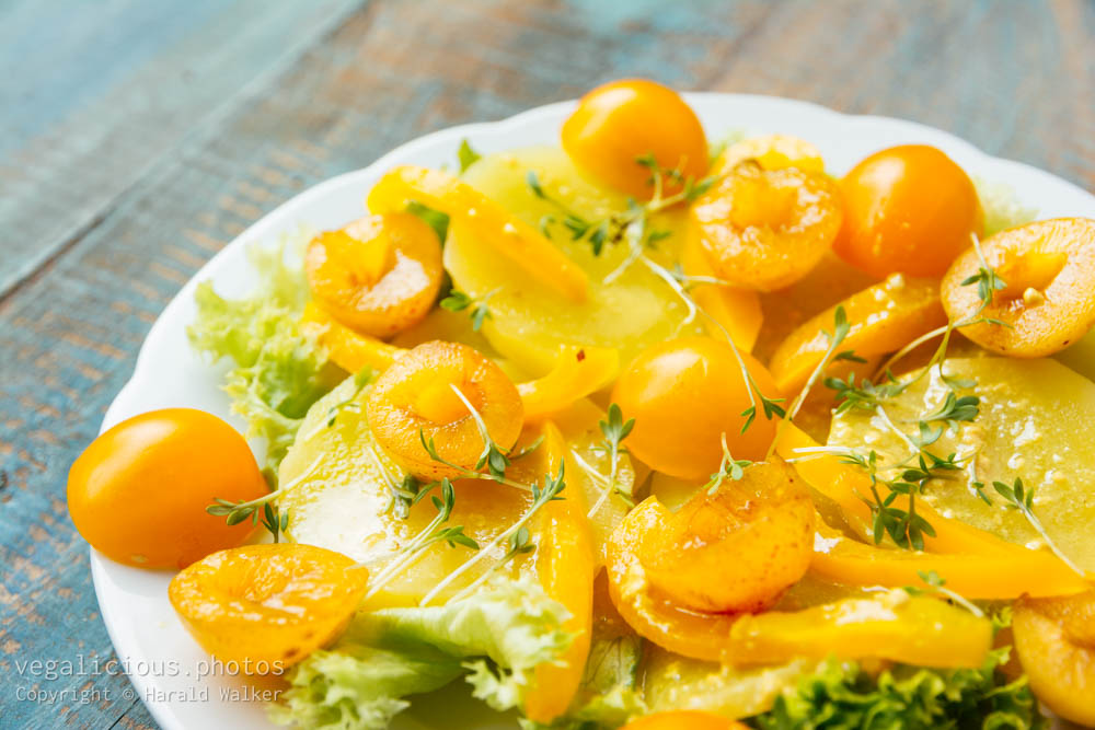 Stock photo of Yellow Plum Salad