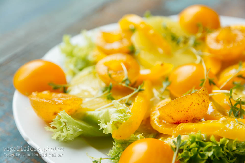 Stock photo of Yellow Plum Salad