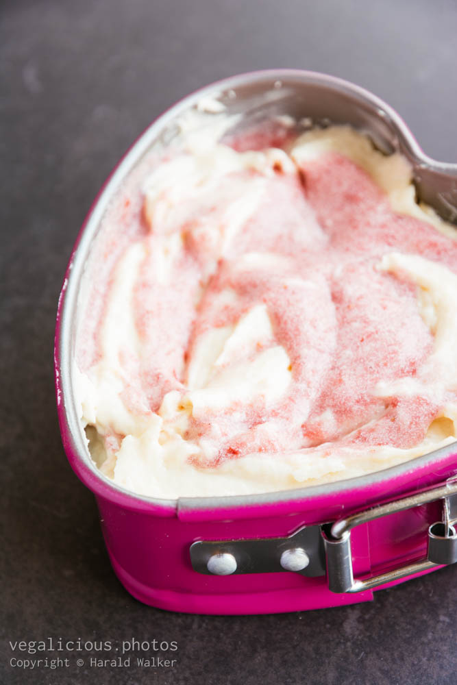 Stock photo of Making Strawberry Pound Cake