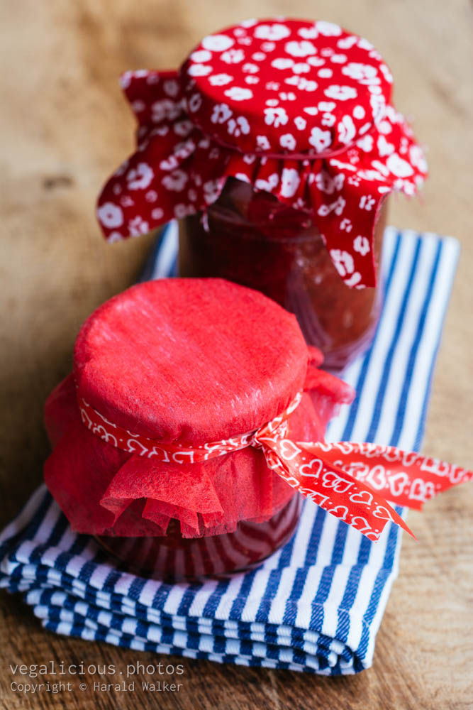 Stock photo of Home made strawberry jam