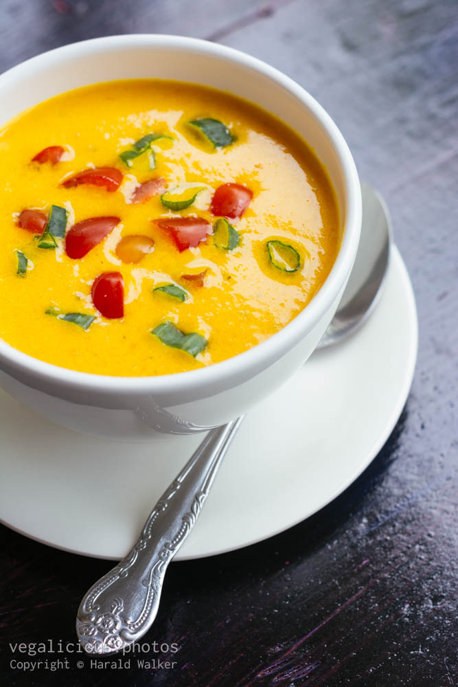 Stock photo of Orange, Bell Pepper, Ginger Gazpacho