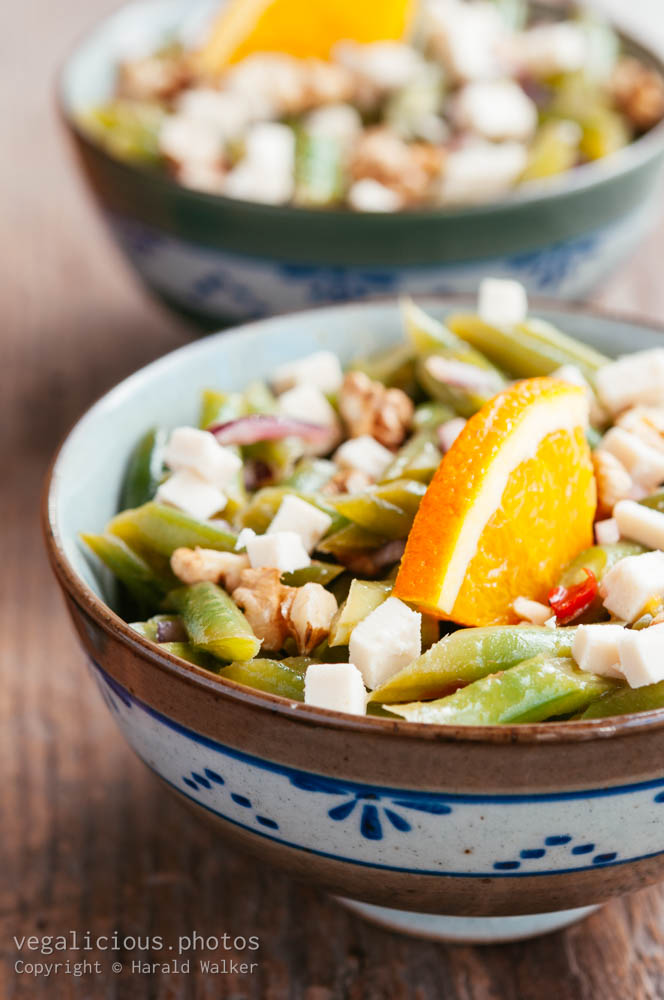 Stock photo of Green Bean and Walnut Salad