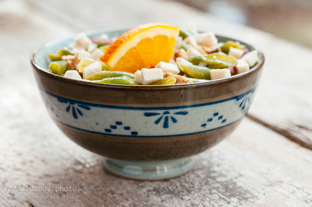 Stock photo of Green Bean and Walnut Salad