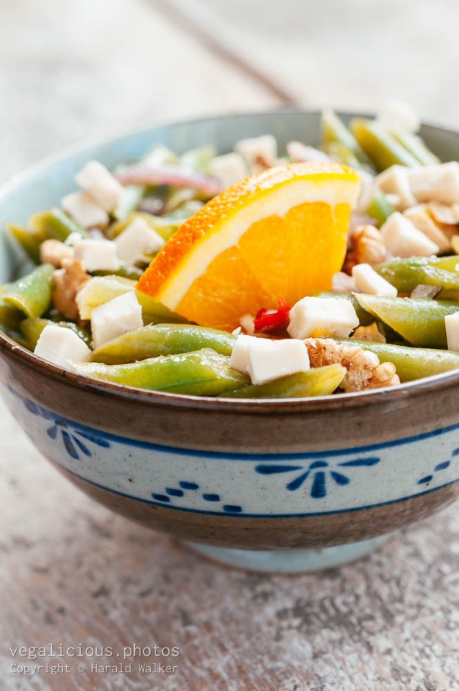 Stock photo of Green Bean and Walnut Salad