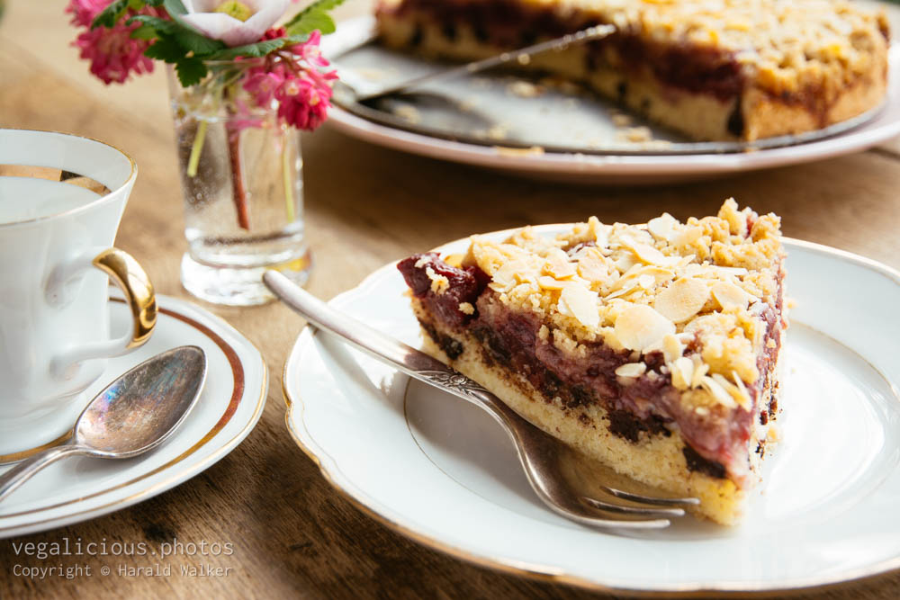 Stock photo of Chocolate Chip Cherry Cake