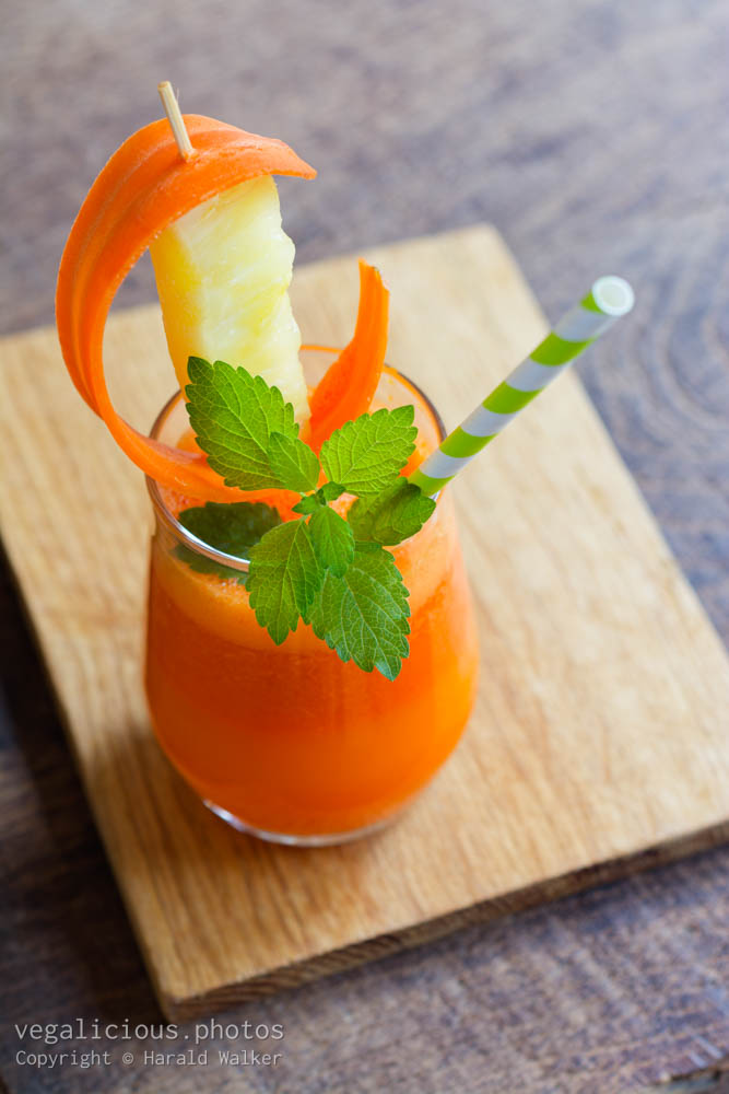 Stock photo of Carrot, Pineapple and Turmeric Smoothie