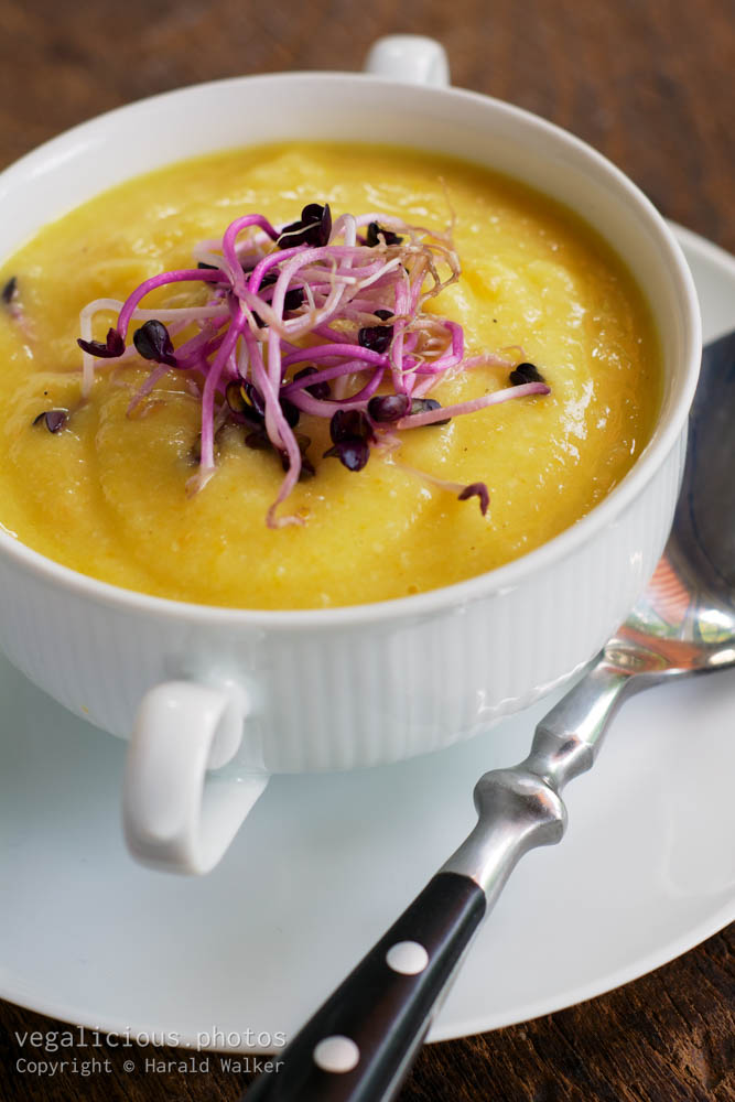Stock photo of Potato cauliflower soup